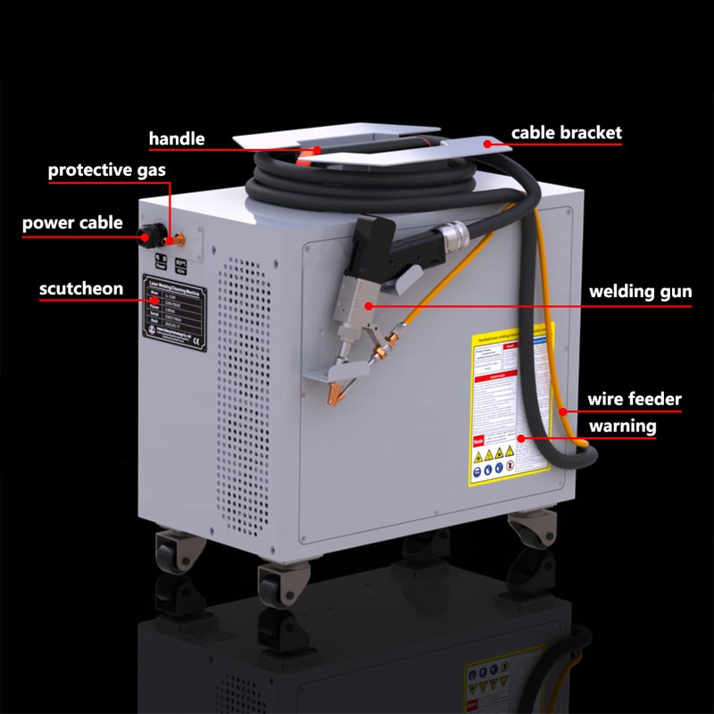 Industrial Laser Welding Tool - آلة لحام ليزر محمولة باليد -