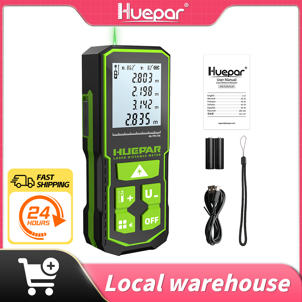 Industrial Laser Training - Huepar ليزر Rangefinder الليزر الرقمي مقياس