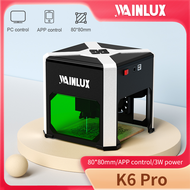 Industrial Laser Removal - Wainlux الليزر حفارة K6 علامة الطابعة