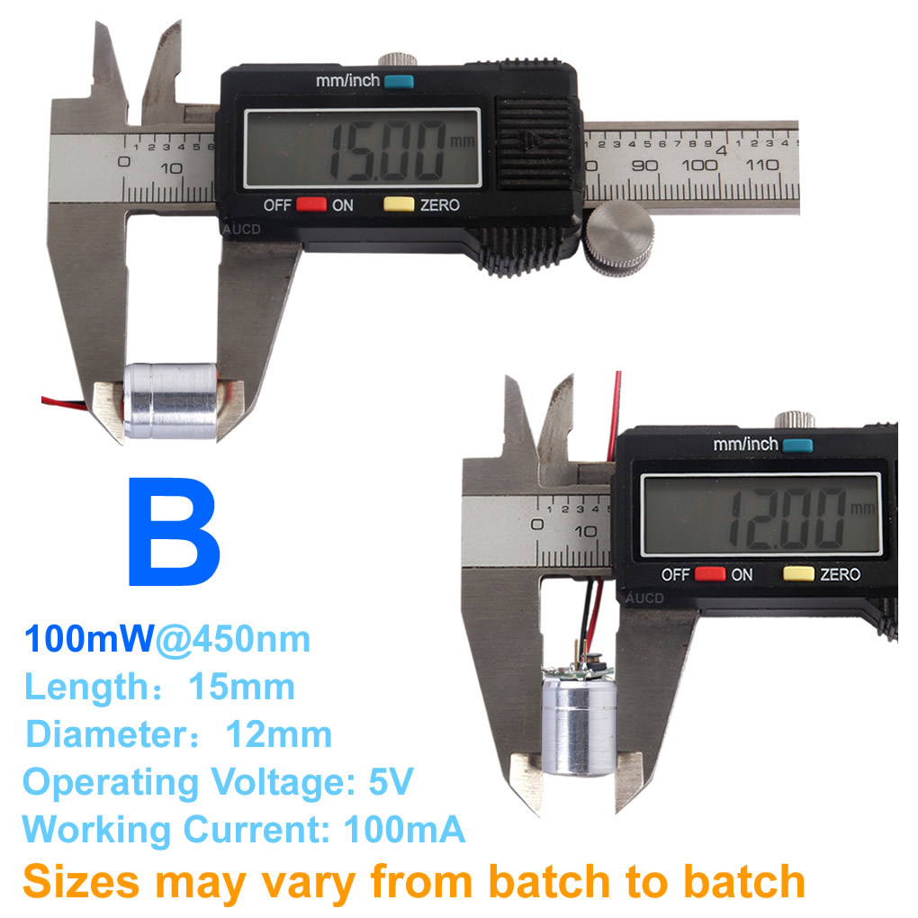 وحدة ليزر RGB بقطر 12×15 ملم،  - مراجعة Industrial Green Laser وسعره
