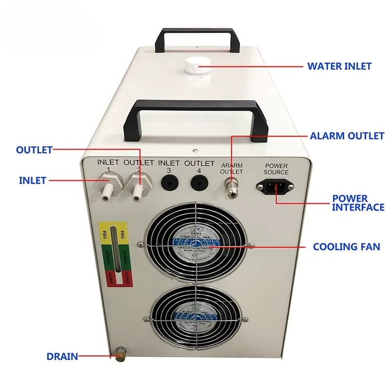 مبرد مياه صناعي CW 5200 بسعر ا - مراجعة Laser Industrial Chiller وسعره