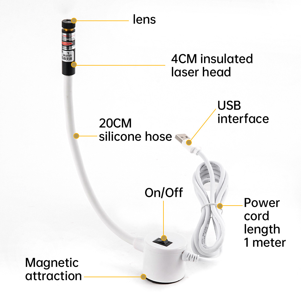 USB بالطاقة ضوء الليزر الأحمر  - مراجعة Industrial Laser Light وسعره