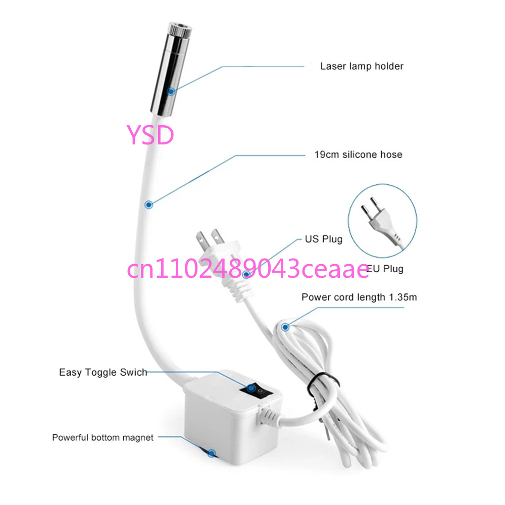 مصباح ليزر أحمر وأخضر للتموضع  - مراجعة Industrial Laser Light وسعره