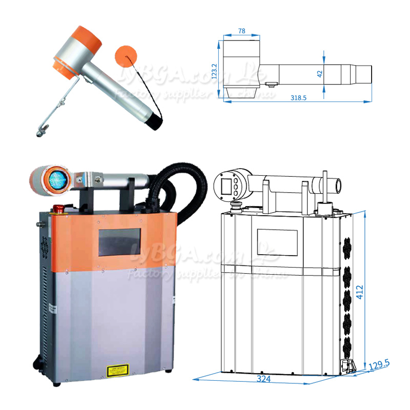 LY-LCG100A 100 واط آلة التنظيف - مراجعة Industrial Laser Removal وسعره