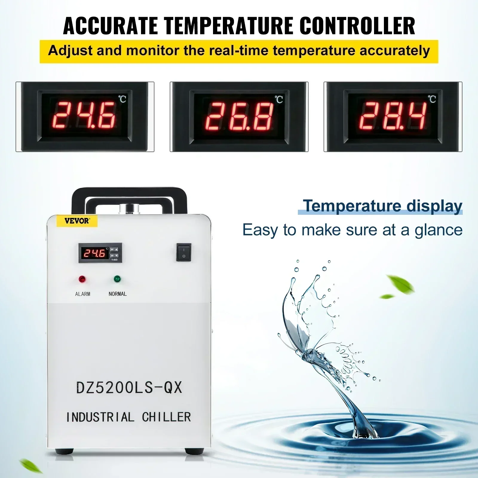 جهاز تبريد مائي SIHAO CW-3000  - مراجعة Laser Industrial Chiller وسعره